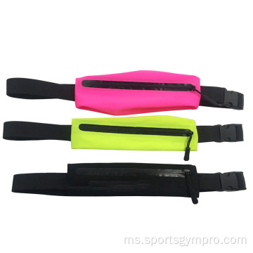 Lycra berlari Waistbag untuk Sukan Luaran